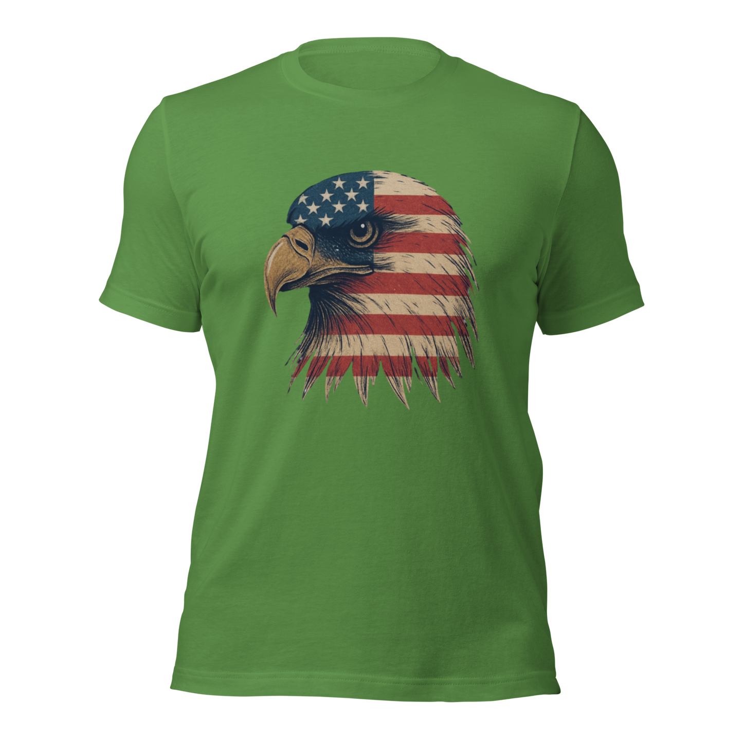 American Spirit Eagle Unisex T-Shirt – USA Flag Design
