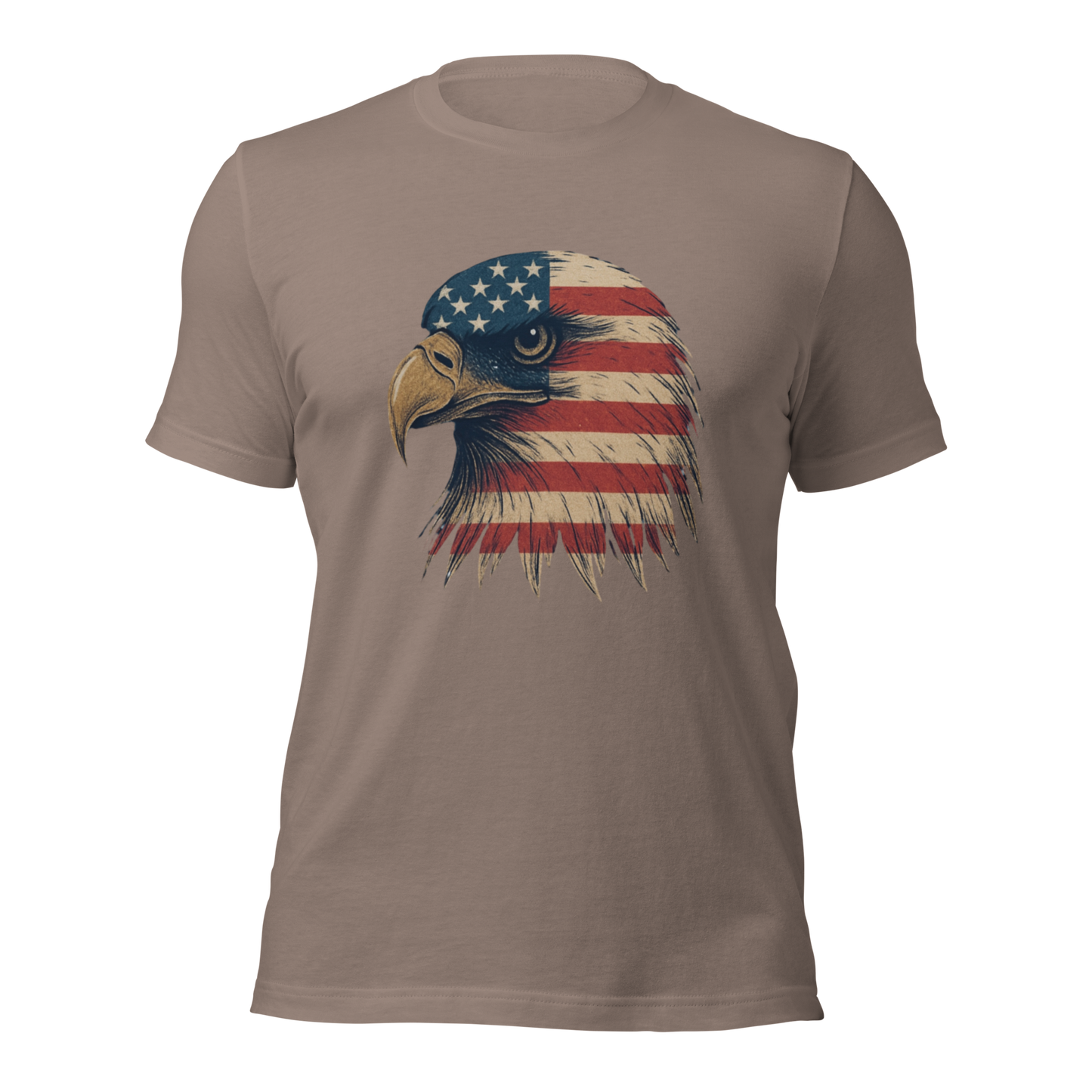 American Spirit Eagle Unisex T-Shirt – USA Flag Design