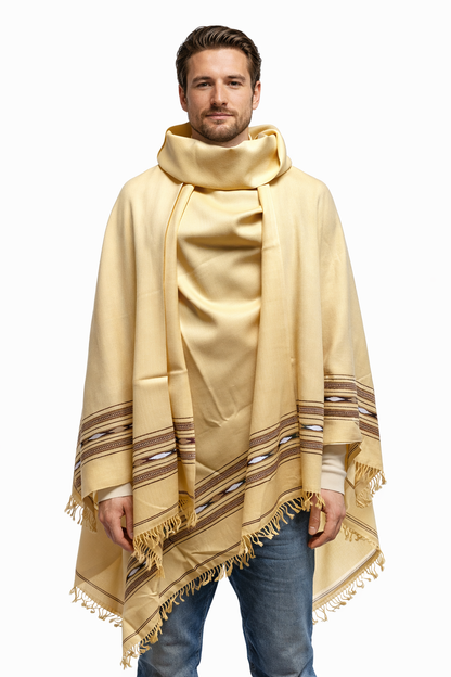 Premium Afghan Cashmere-Style Wool Patoo – Soft All-Season Shawl / Wrap