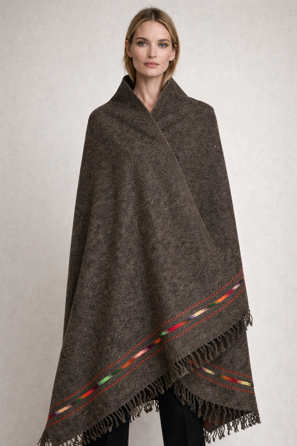 Handmade Afghan Wool Patoo – 100% Wool Shawl / Blanket (Kunar, Afghanistan)