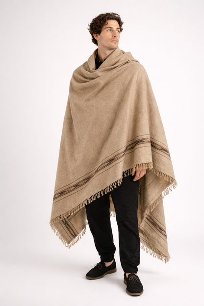 Handmade Afghan Wool Patoo – 100% Wool Shawl / Blanket (Kunar, Afghanistan)