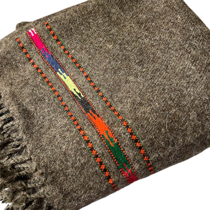 Handmade Afghan Wool Patoo – 100% Wool Shawl / Blanket (Kunar, Afghanistan)