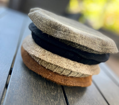 Afghan Pakol – Handmade Tribal Wool Hat (Unisex, Premium Quality)