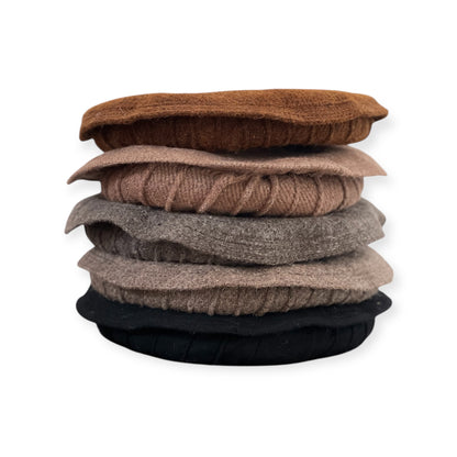 Afghan Pakol – Handmade Tribal Wool Hat (Unisex, Premium Quality)