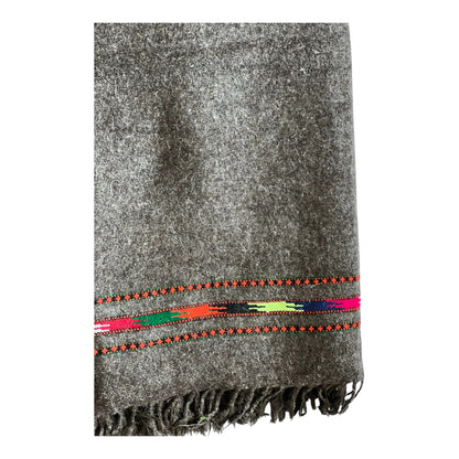 Handmade Afghan Wool Patoo – 100% Wool Shawl / Blanket (Kunar, Afghanistan)