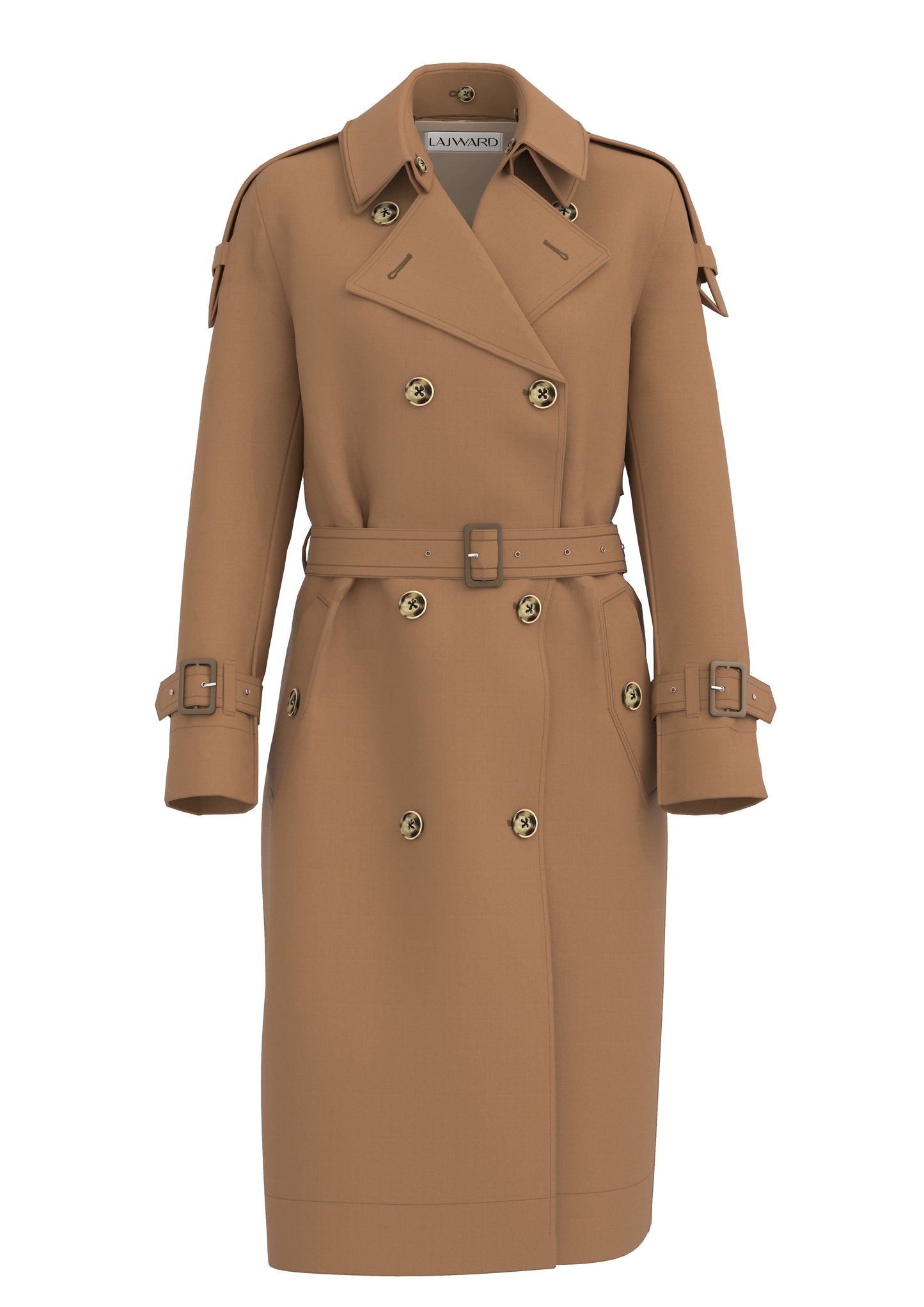 Women's Double-Breasted Trench Coat