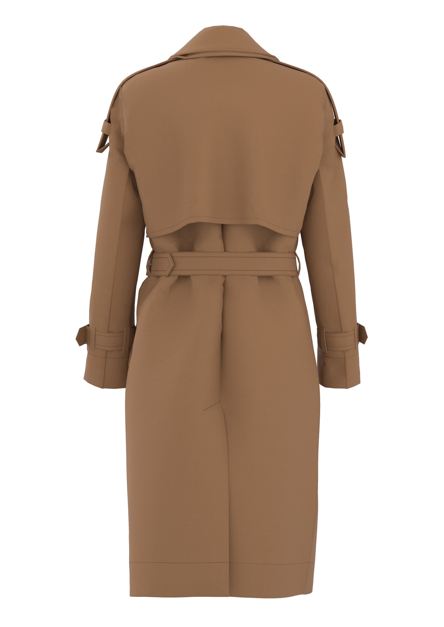 Women's Double-Breasted Trench Coat