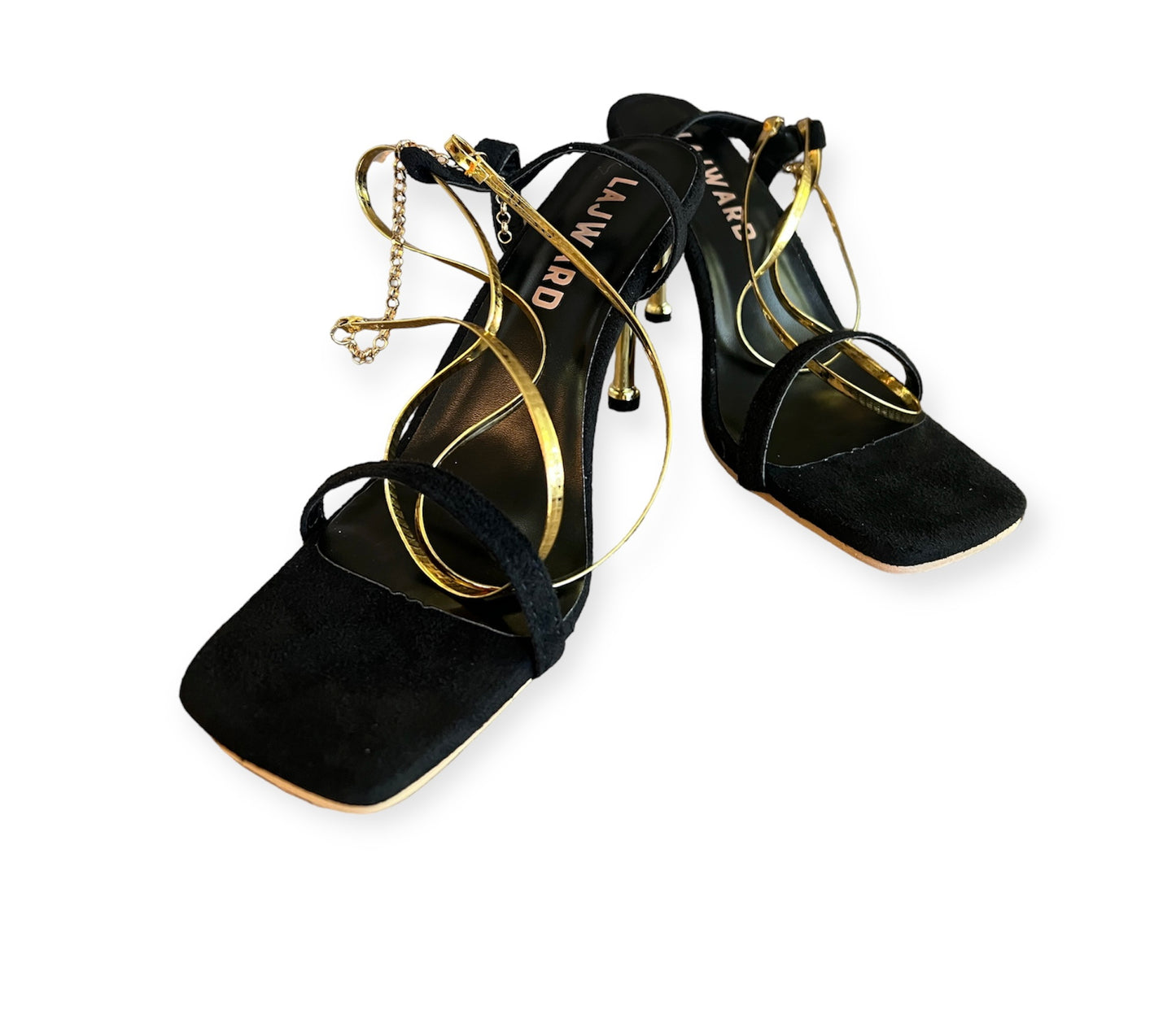 Golden Strap Sandals