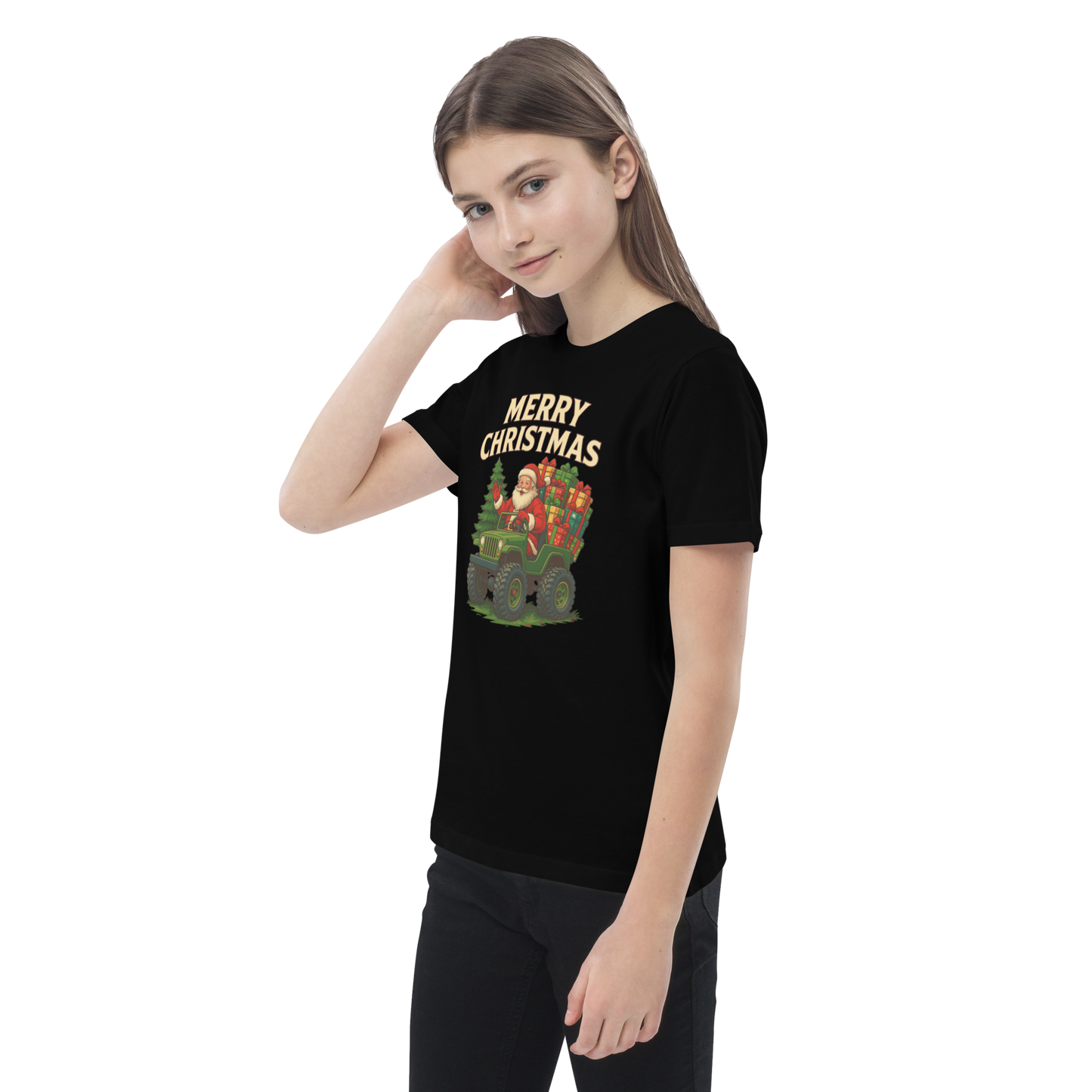 Merry Christmas Kids’ Organic Cotton T-Shirt