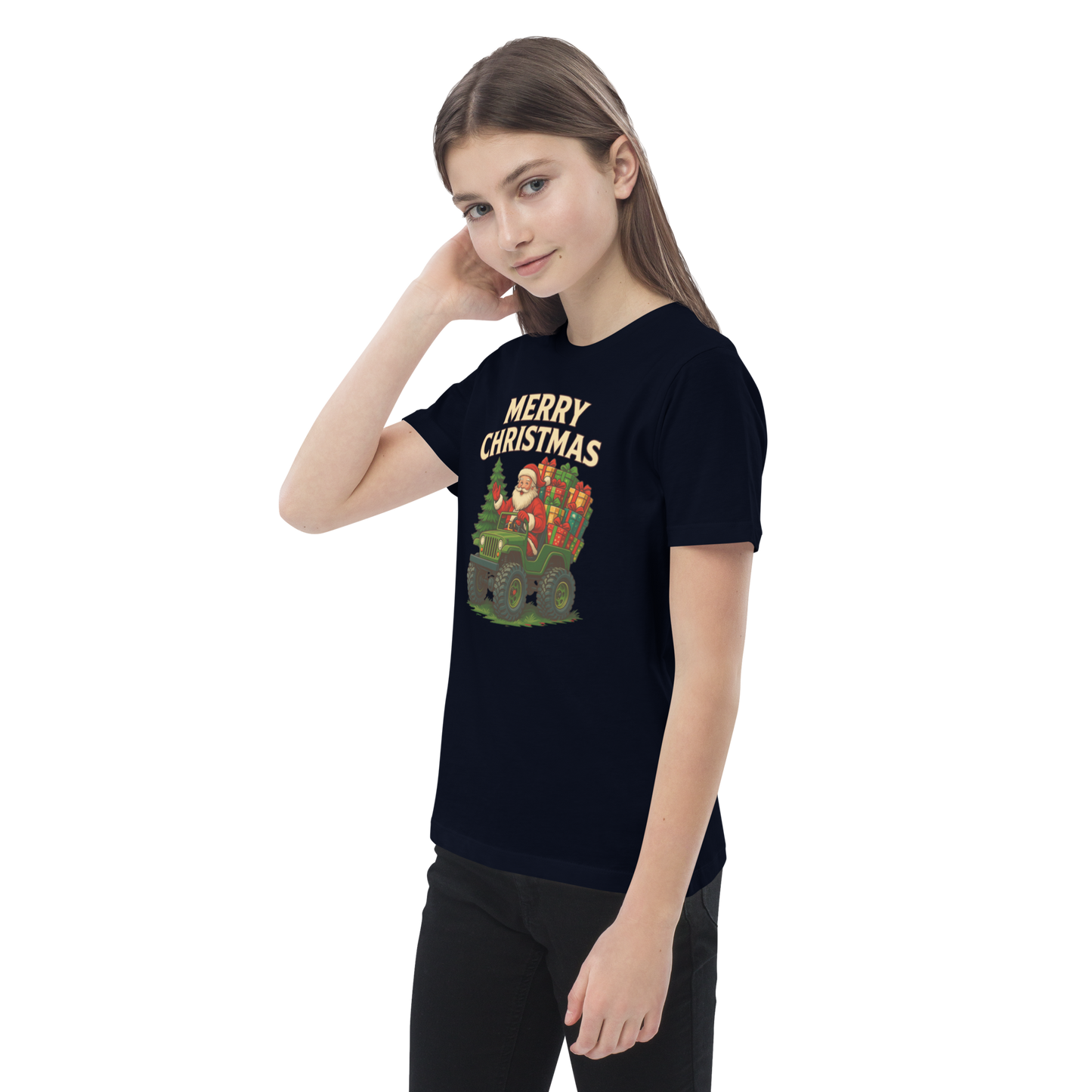 Merry Christmas Kids’ Organic Cotton T-Shirt