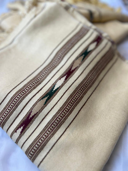 Premium Afghan Cashmere-Style Wool Patoo – Soft All-Season Shawl / Wrap